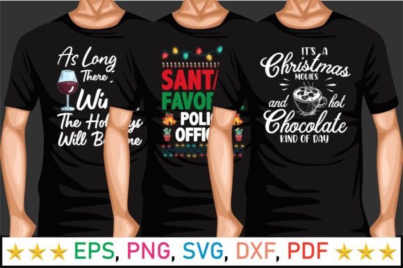 Christmas Typography Bundle T-Shirt: A Festive Embroidery Review