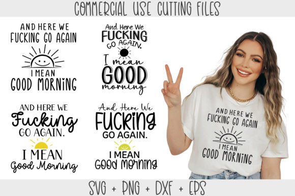 Funny Morning Sarcastic Mug SVG Bundle for Crafts and Graphics
