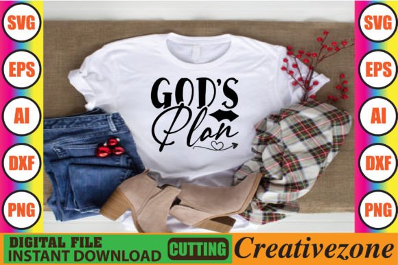 God’s Plan Graphics for Faith T-Shirt Designs