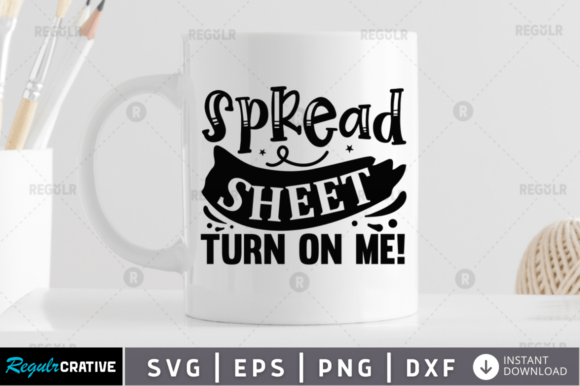 Spreadsheet Turn on Me SVG: A Versatile Graphics Asset for Crafts