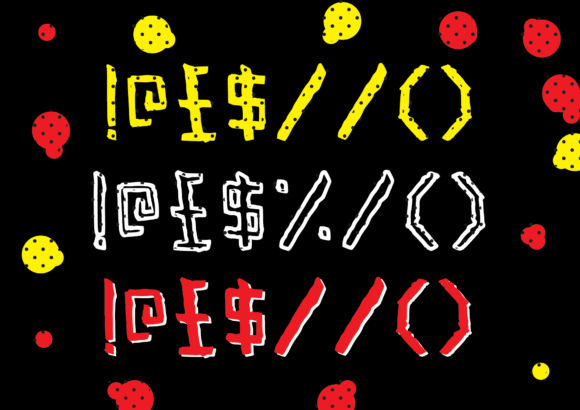 SVG Font Bundle Crinkle Cut Chip Themed for Graphics and Crafts